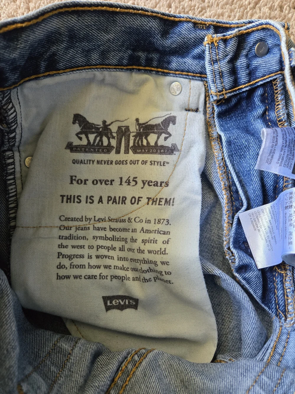 Levi's 505 Regular Fit Straight Jeans W30 L30